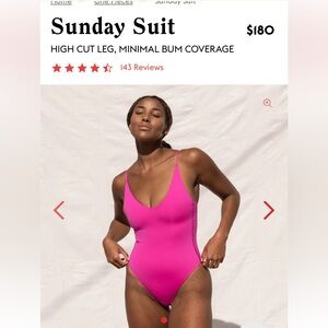 TALL - Left On Friday Sunday Suit Aloha Magenta New TALL